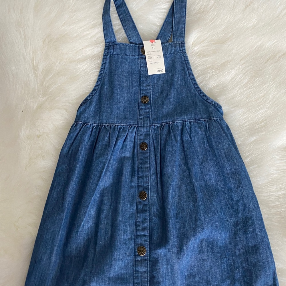 Toddler denim dress. Size 3T.